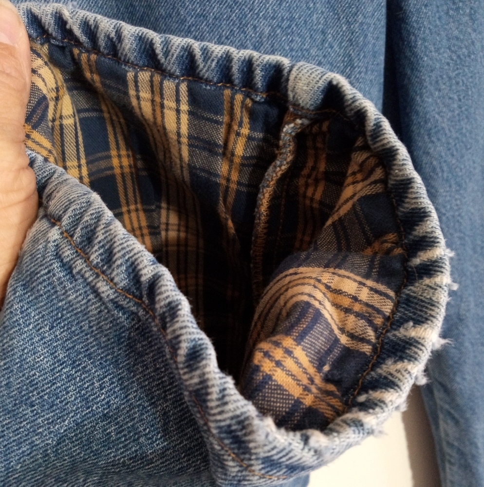 L.L. Bean Men's Flannel Lined Jeans - Picture 4 of 10